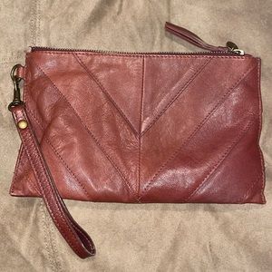 Lucky Brand leather wristlet